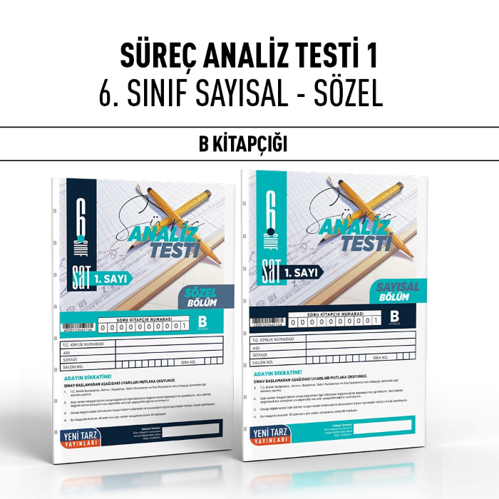 Y.TARZ 06.SINIF SÜREÇ ANALİZ TEST SY/SZ 1-B -24-25